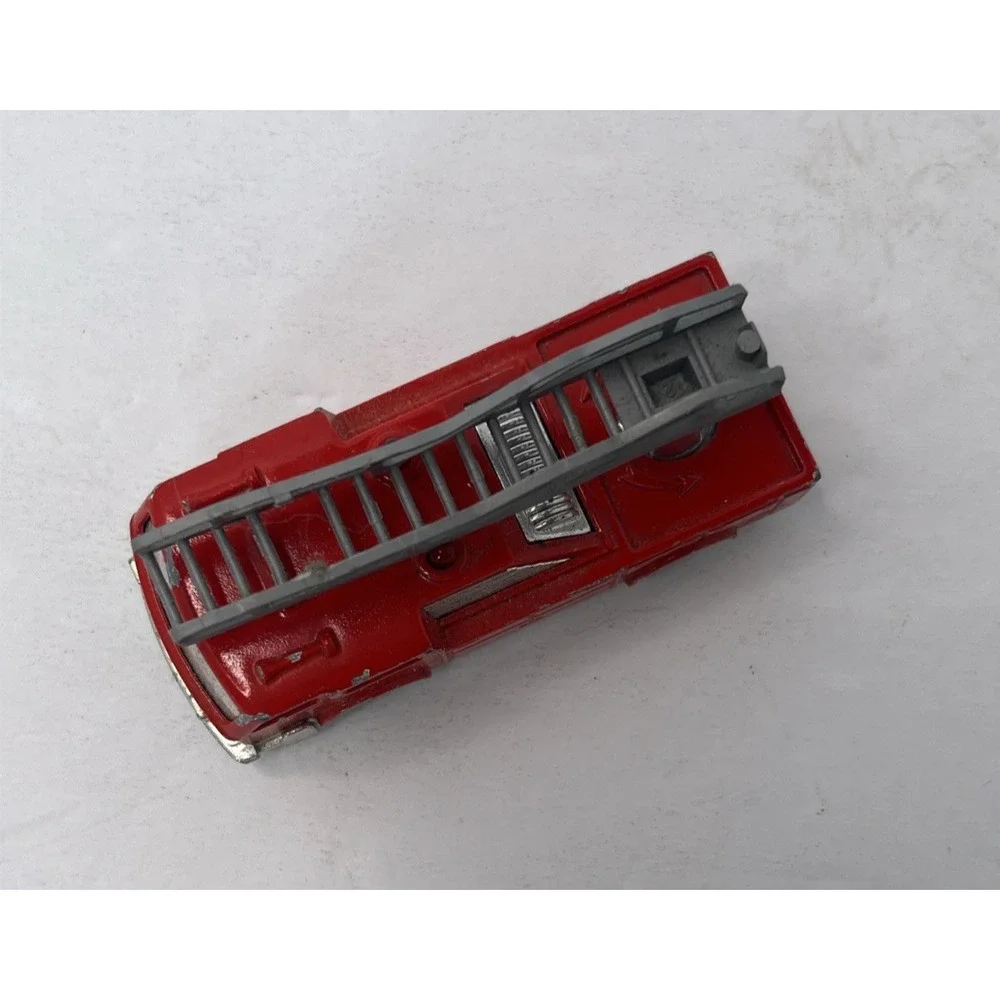 Vintage Majorette Sonic Flashers Fire Ladder Truck Red Die‎ Cast